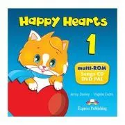 Curs limba engleza Happy Hearts 1 Multi-ROM de Jenny Dooley