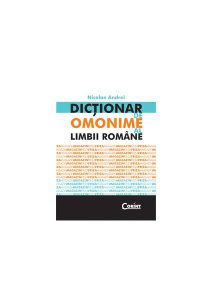 Dicţionar de omonime al limbii române