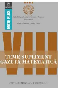 Gazeta Matematica Clasa a 8-a Teme supliment de Alexandru Negrescu