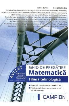Ghid de pregatire matematica - Clasele 9-12 - Filiera tehnologica