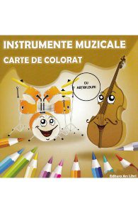 Instrumente muzicale. Carte de colorat