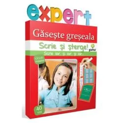 Scrie si sterge! Expert Limba romana ciclul primar. Gaseste greseala