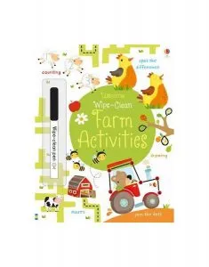 Wipe-Clean Farm Activities de Kirsteen Robson