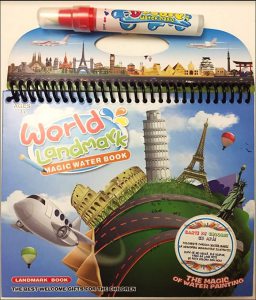 World Landmark. Magic Water Book. Carte de colorat cu apa