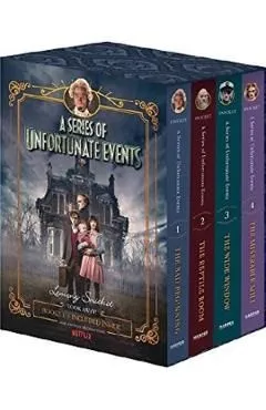 A Series of Unfortunate Events #1-4 Netflix Tie-In Box Set