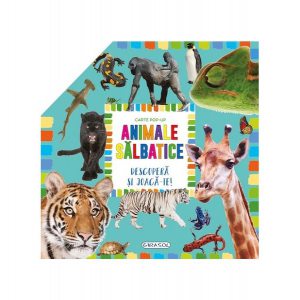 Animale sălbatice. Carte pop-up. Descoperă și joacă-te!