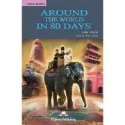 Around the world in 80 days. Retold Set cu CD de Jules Verne