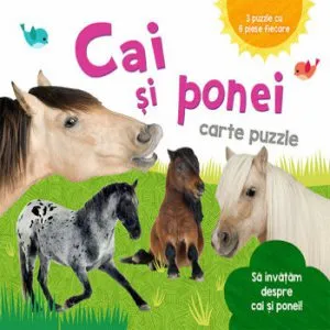 Cai si Ponei - Carte puzzle