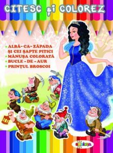 Citesc si colorez - Alba ca zapada