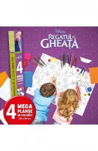 Disney Regatul de gheata. Lumea magica a culorilor (4 megaplanse)