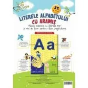 Literele alfabetului cu Aramis. Planse didactice cu litere mari si mici de tipar pentru clasa pregatitoare. 32 de planse de Celina Iordache