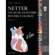 Netter Atlas de anatomie pentru colorat (editia a doua) de Frank H. Netter