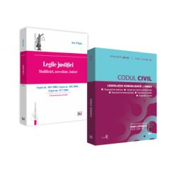 Pachet Legile justitiei si Codul civil ianuarie 2019