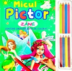 Micul pictor - zane - cu set 8 creioane de Brijbasi