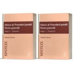 Sinteze de Procedura penala. Partea generala, volumele 1-2. Editia 5 de Mihail Udroiu