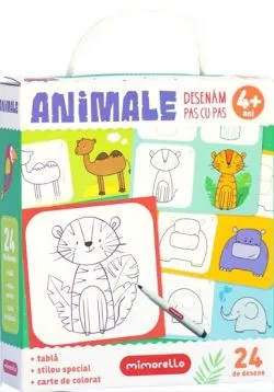 Animale - Desenam pas cu pas de Anonim
