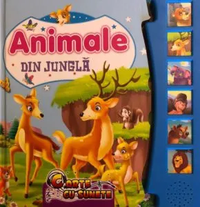 Animale din jungla - carte cu sunete