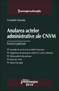 Anularea actelor administrative ale CNVM