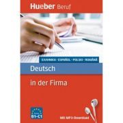 Deutsch in der Firma Buch mit mp3-Download Griechisch, Spanisch, Polnisch, Rumanisch