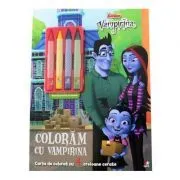 Disney Junior. Vampirina. Coloram cu Vampirina (contine 4 creioane cerate) de Disney