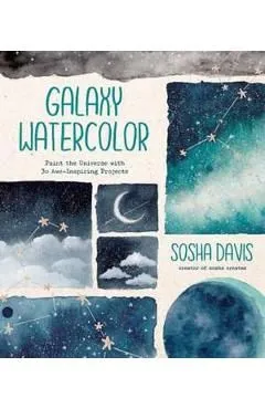 Galaxy Watercolor de Sosha Davis