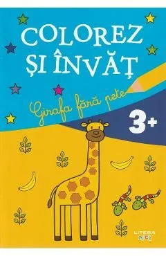 Girafa fara pete. Colorez si invat