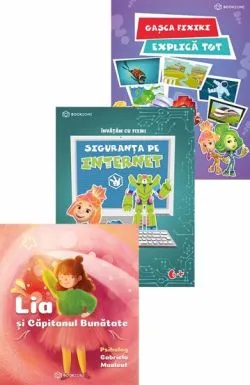 Lia si Capitanul Bunatate   Gasca Fixiki explica tot   Siguranta pe internet de Fixiki