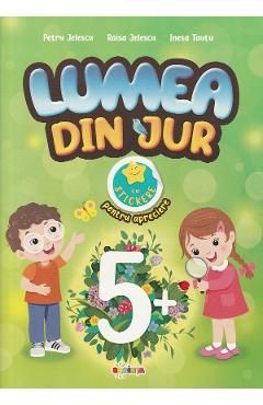 Lumea din jur cu stickere pentru apreciere 5 ani