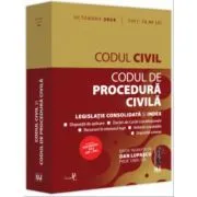 Codul civil si Codul de procedura civila: octombrie 2023. Editie tiparita pe hartie alba de Dan Lupascu