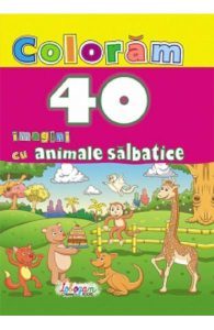 Coloram. 40 de imagini cu animale salbatice