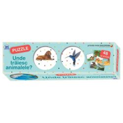 Unde traiesc animalele? Puzzle