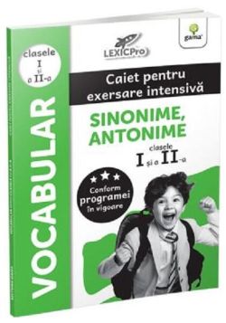 Vocabular - Sinonime, Antonime. Caiet pentru exersare intensivă. Clasele I și a II-a