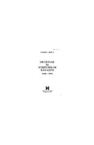 Dicţionar al scriitorilor bănăţeni : 1940-1996