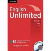 English Unlimited Upper Intermediate Teacher's Pack (Teacher's Book with DVD-ROM) de Alex Tilbury