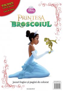 Pachet: Printesa si broscoiul (carte de povesti+carte de colorat)