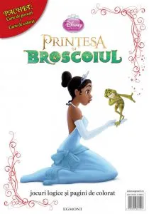 Pachet: Printesa si broscoiul (carte de povesti+carte de colorat)