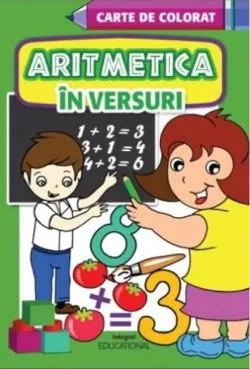 Aritmetica în versuri. Carte de colorat de Costel Postolache