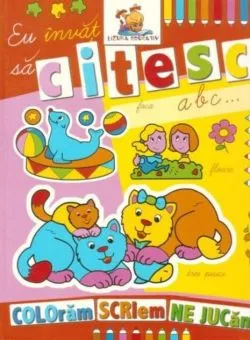Eu învăț să citesc. Carte de colorat