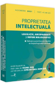 Proprietatea intelectuala Act. noiembrie 2021