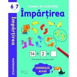 Caiete de activitati. Impartirea 6-7 ani (Usborne) de Usborne Books