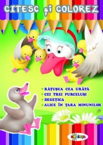 Citesc si colorez - Ratusca cea urata