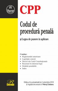 Codul de procedura penala - 2018