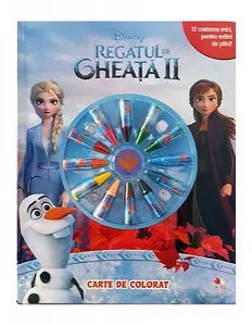 Disney. Regatul de gheață 2. Carte de colorat cu minicreioane de Disney