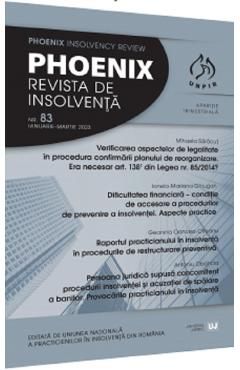 Phoenix. Revista de insolventa. Nr.83 Ianuarie-Martie 2023