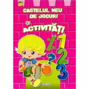Castelul meu de jocuri si activitati - roz