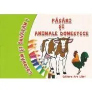 Coloram si invatam! Pasari si animale domestice de Adina Grigore