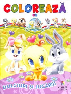 Coloreaza cu Baby Looney Tunes. Dulciuri si jucarii!