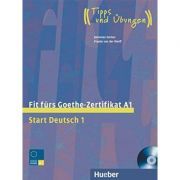 Fit furs Goethe-Zertifikat A1 Lehrbuch mit integrierter Audio-CD Start Deutsch 1