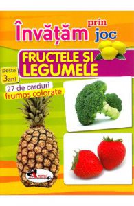 Invatam prin joc. Fructele si legumele: 27 de carduri