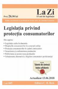 Legislatia privind protectia consumatorilor Act. 13.06.2018